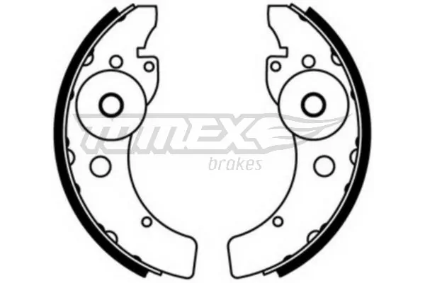TOMEX Brakes Brake Shoe Set TX 23-46