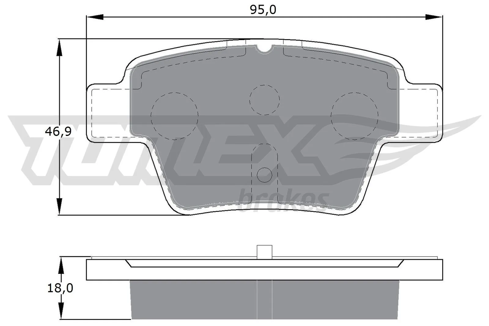 Brake Pad Set, disc brake TX 14-65