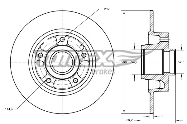 Brake Disc TX 73-561