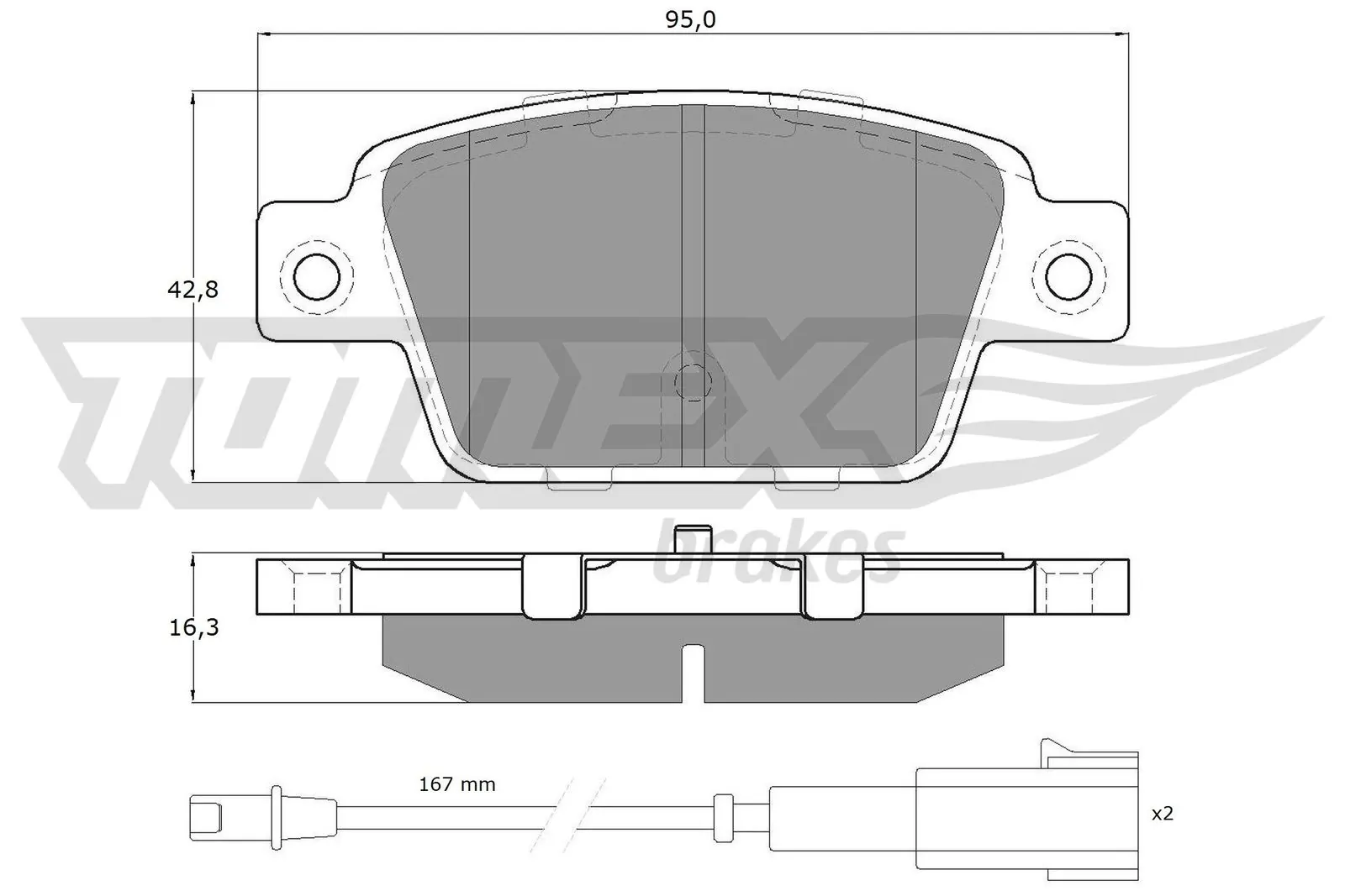 Brake Pad Set, disc brake TX 12-511
