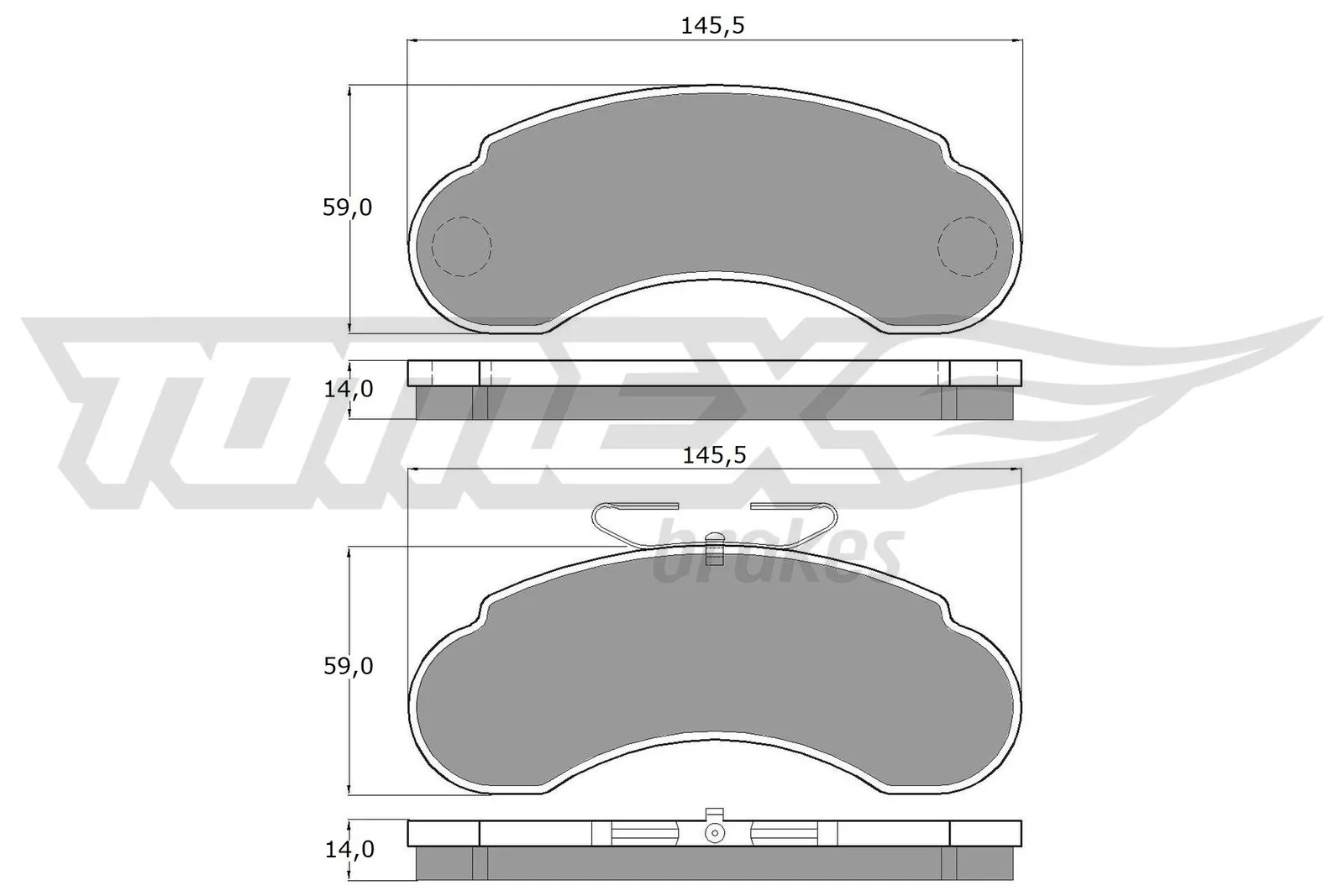 Brake Pad Set, disc brake TX 11-14