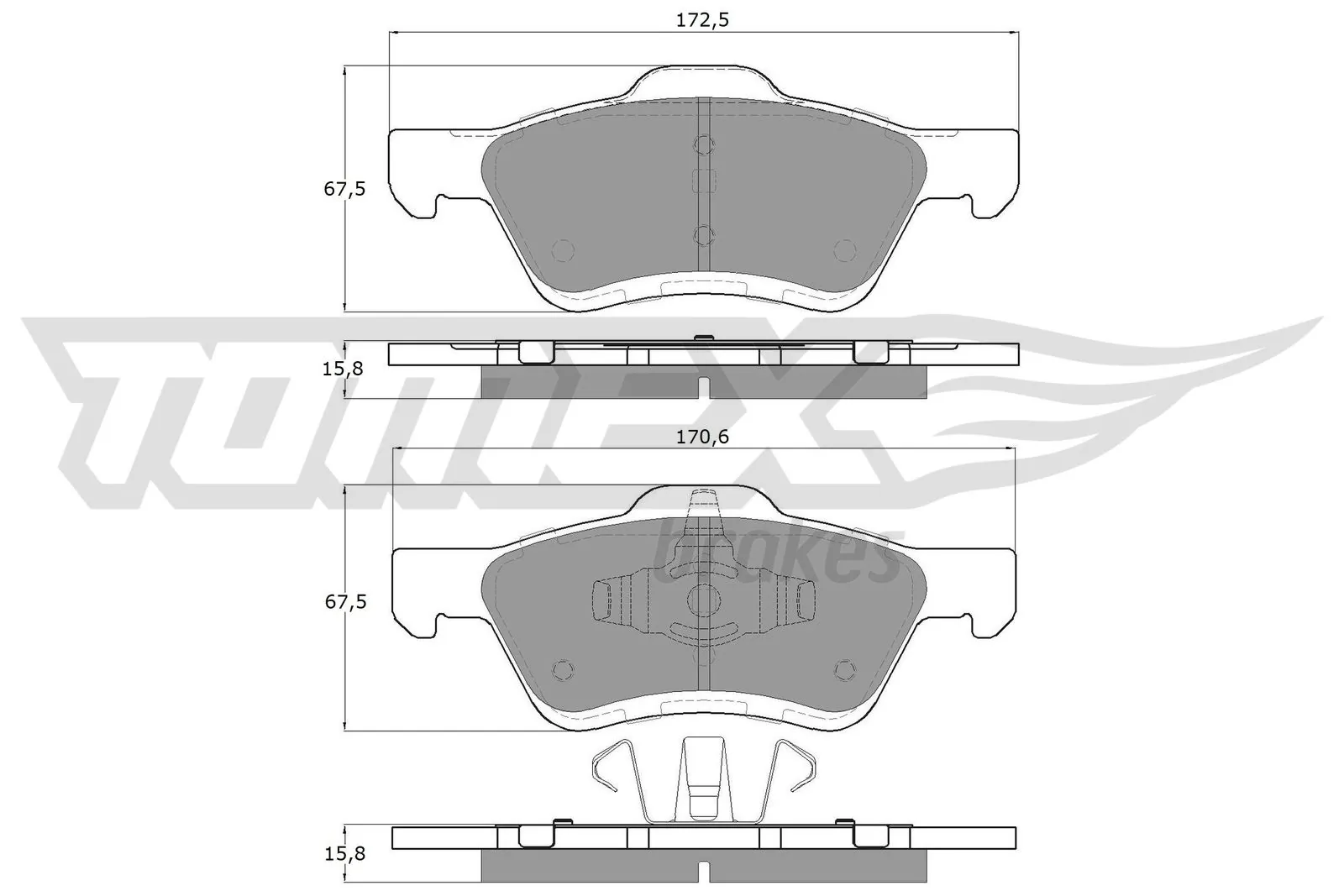 Brake Pad Set, disc brake TX 18-94