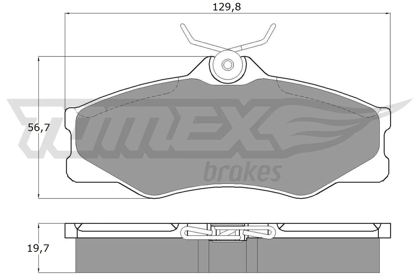 Brake Pad Set, disc brake TX 11-66