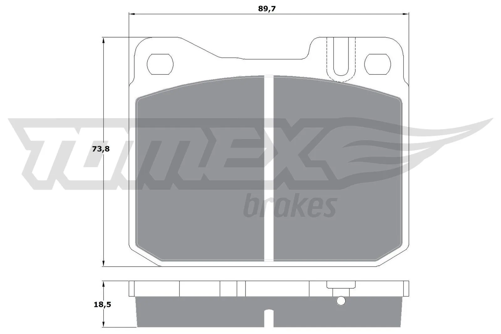 Brake Pad Set, disc brake TX 10-224