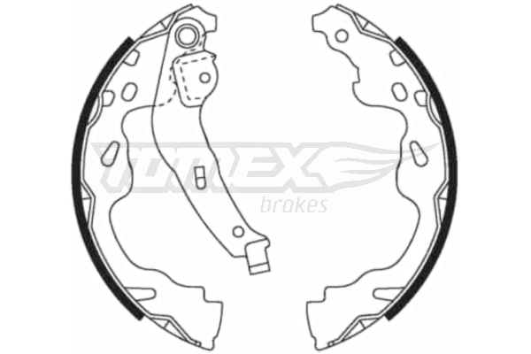 Brake Shoe Set TX 21-82