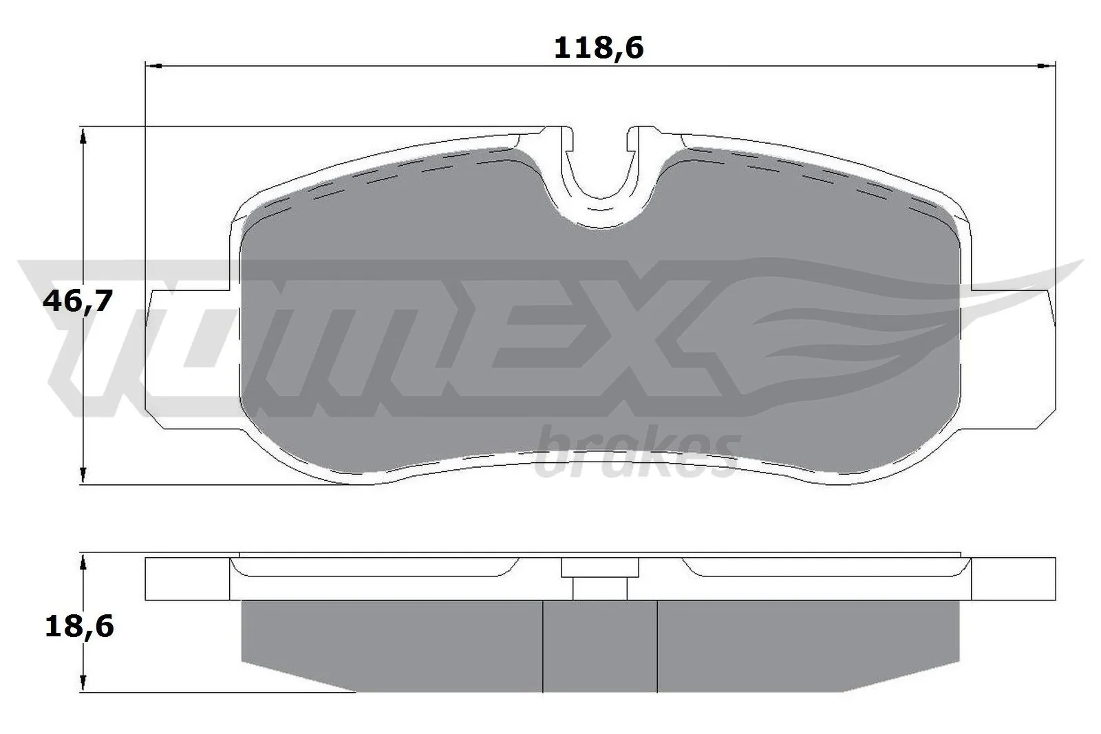 Brake Pad Set, disc brake TX 17-81