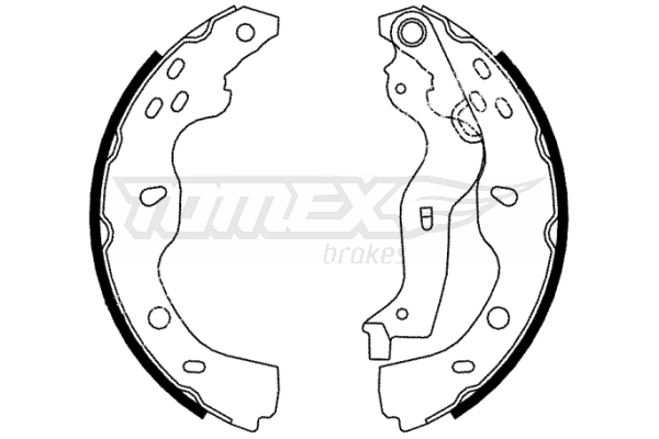 Brake Shoe Set TX 22-38