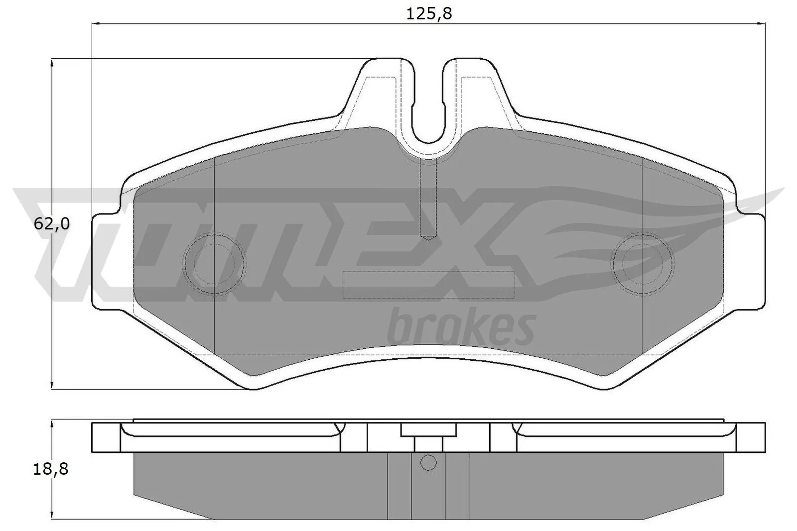 Brake Pad Set, disc brake TX 12-34