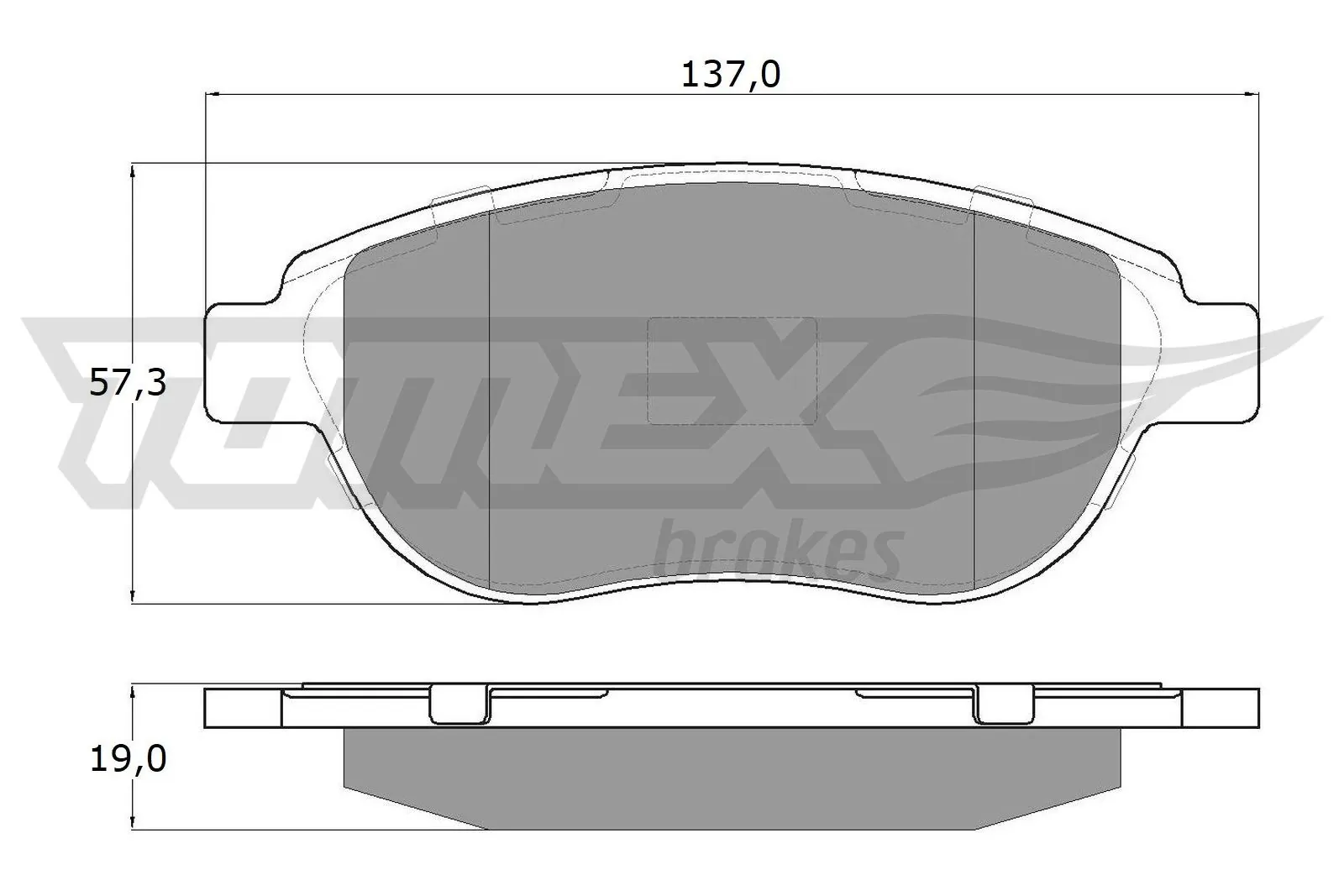 Brake Pad Set, disc brake TX 13-42