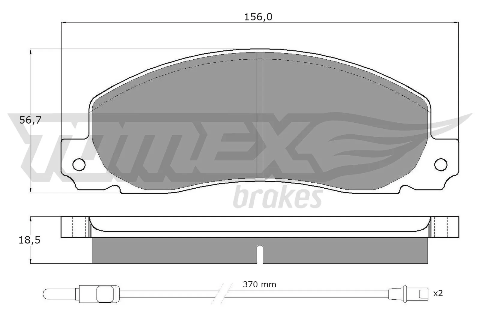 Brake Pad Set, disc brake TX 11-65