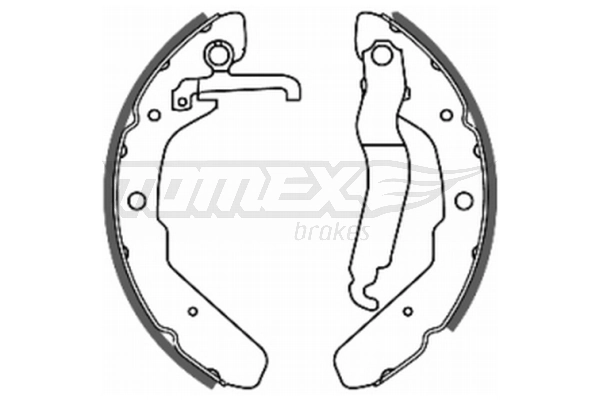 Brake Shoe Set TX 20-48