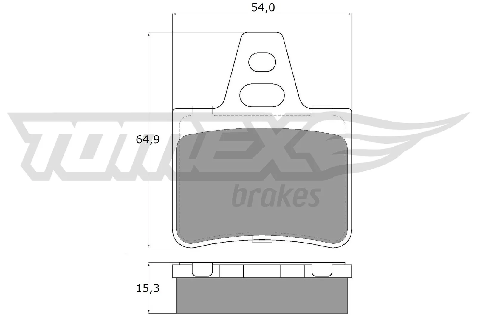 Brake Pad Set, disc brake TX 12-06