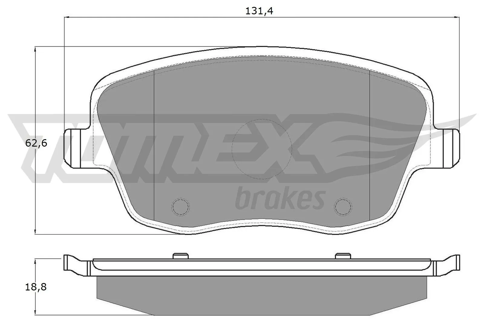 Brake Pad Set, disc brake TX 13-59