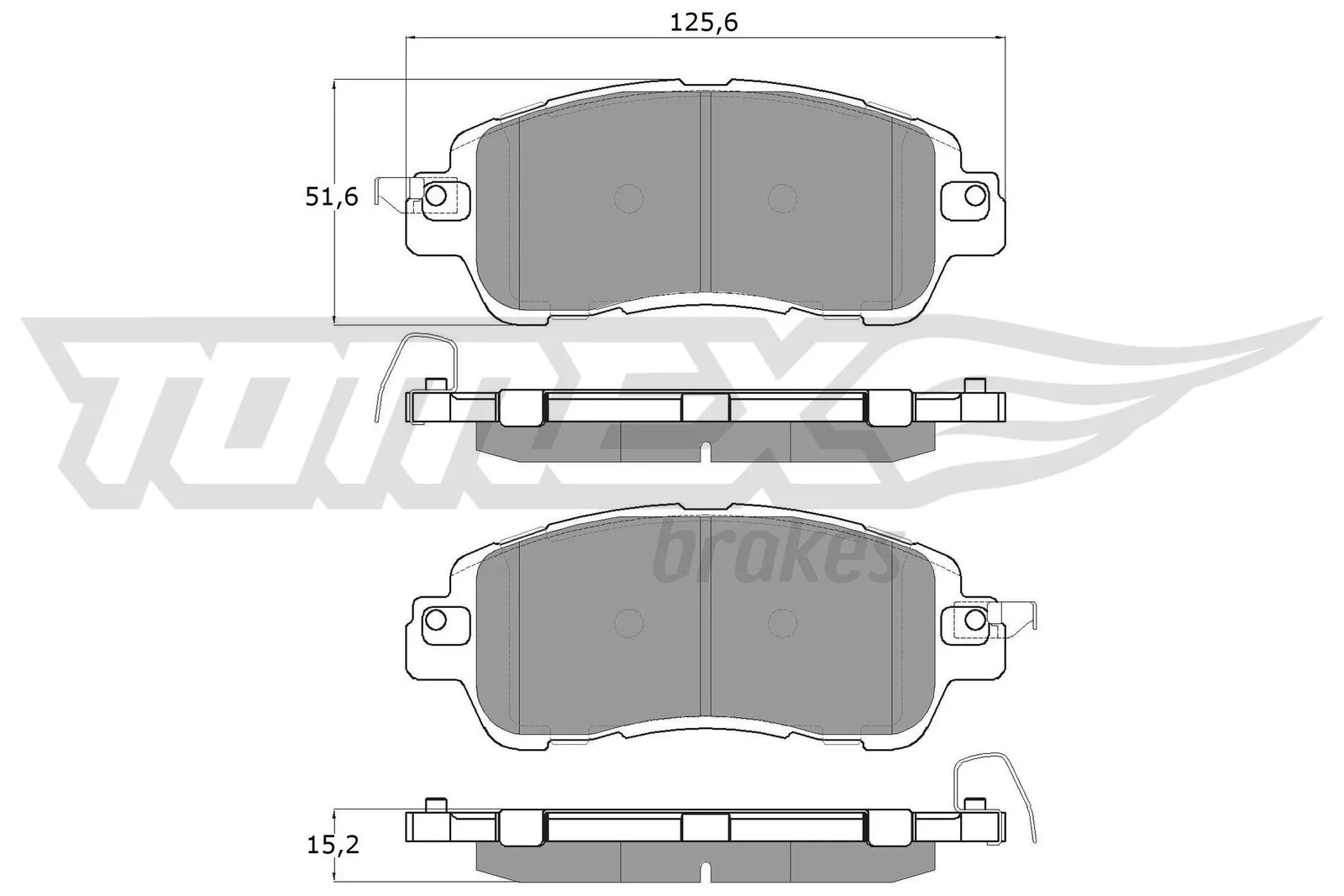 Brake Pad Set, disc brake TX 18-26