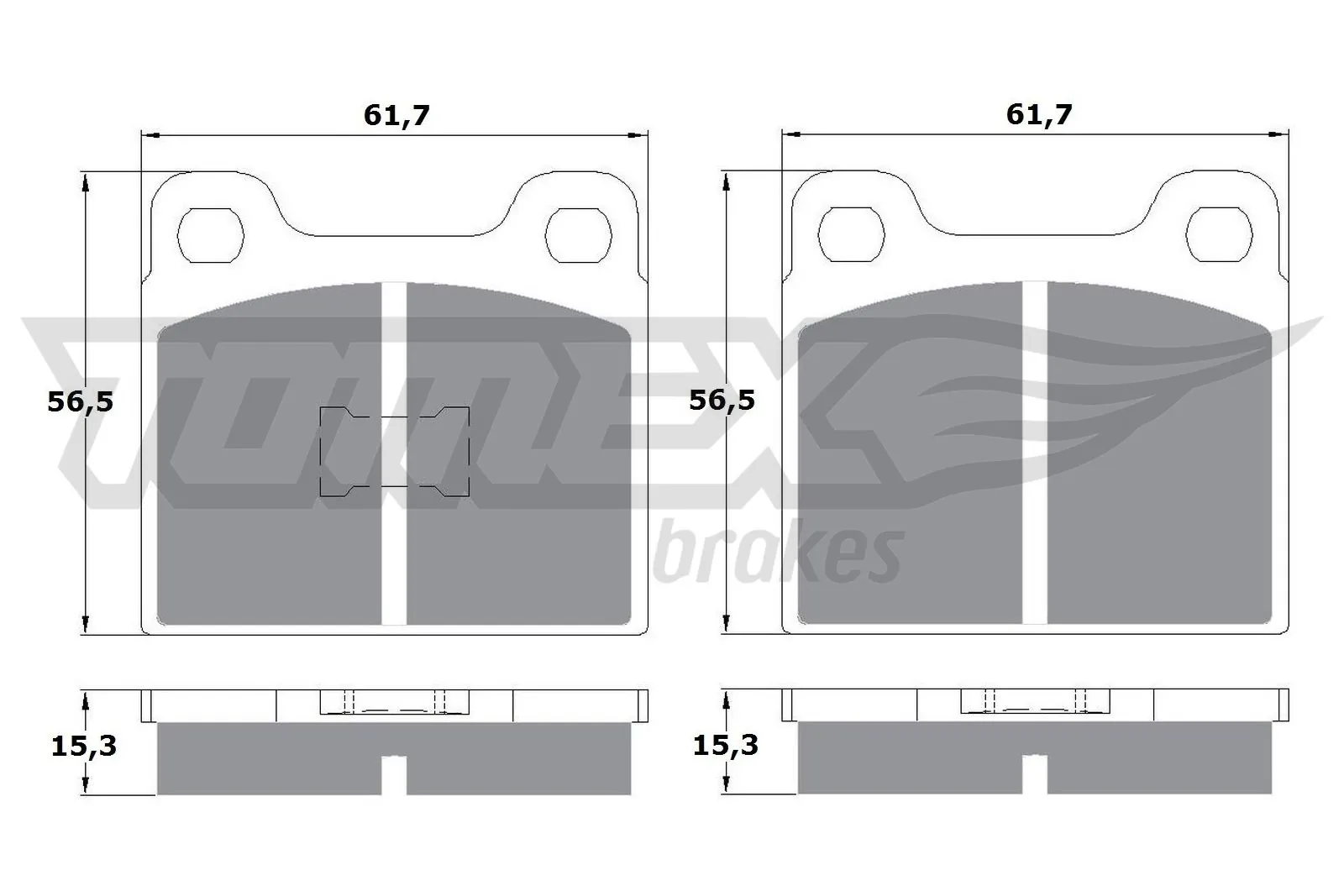 Brake Pad Set, disc brake TX 10-16