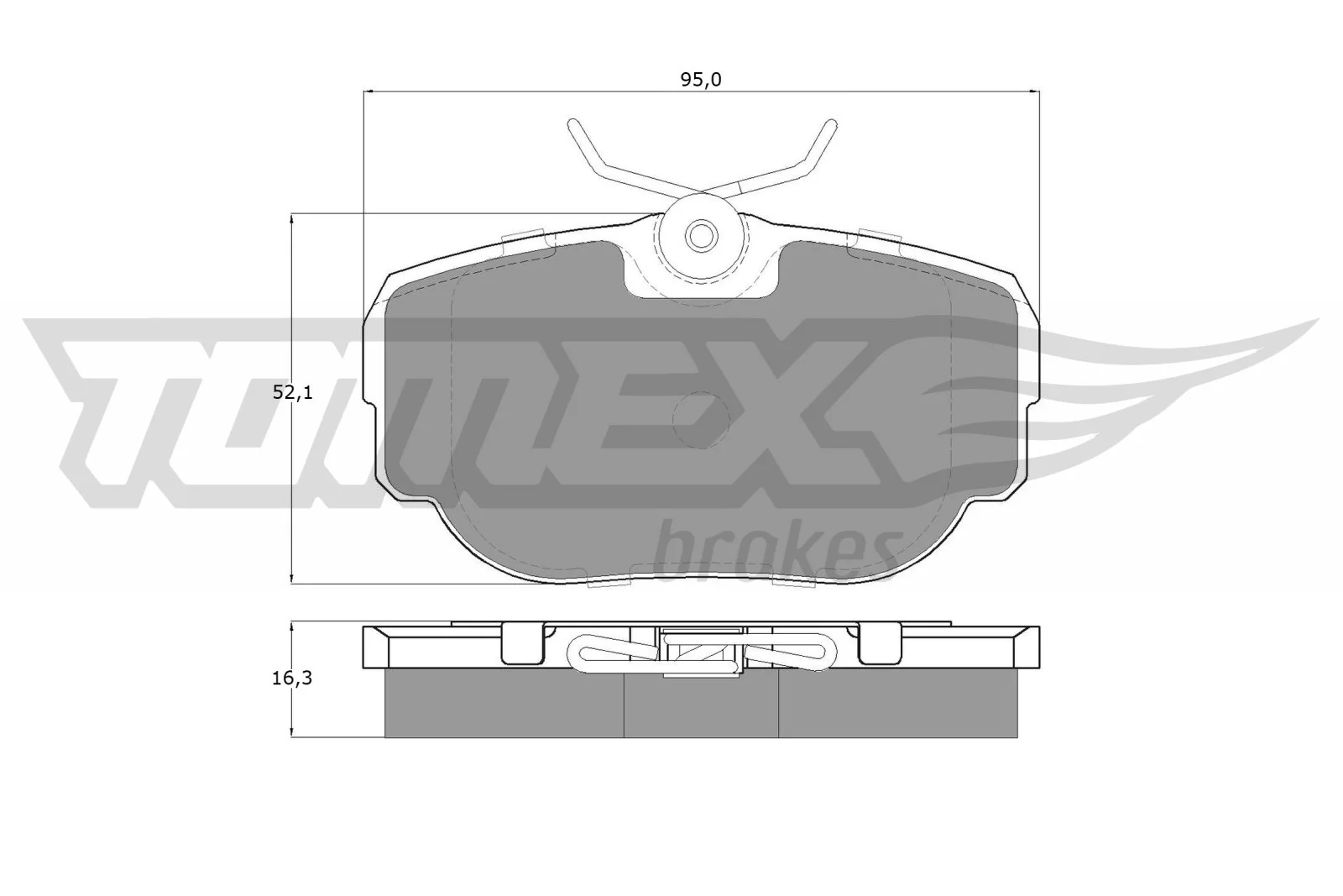 Brake Pad Set, disc brake TX 15-59