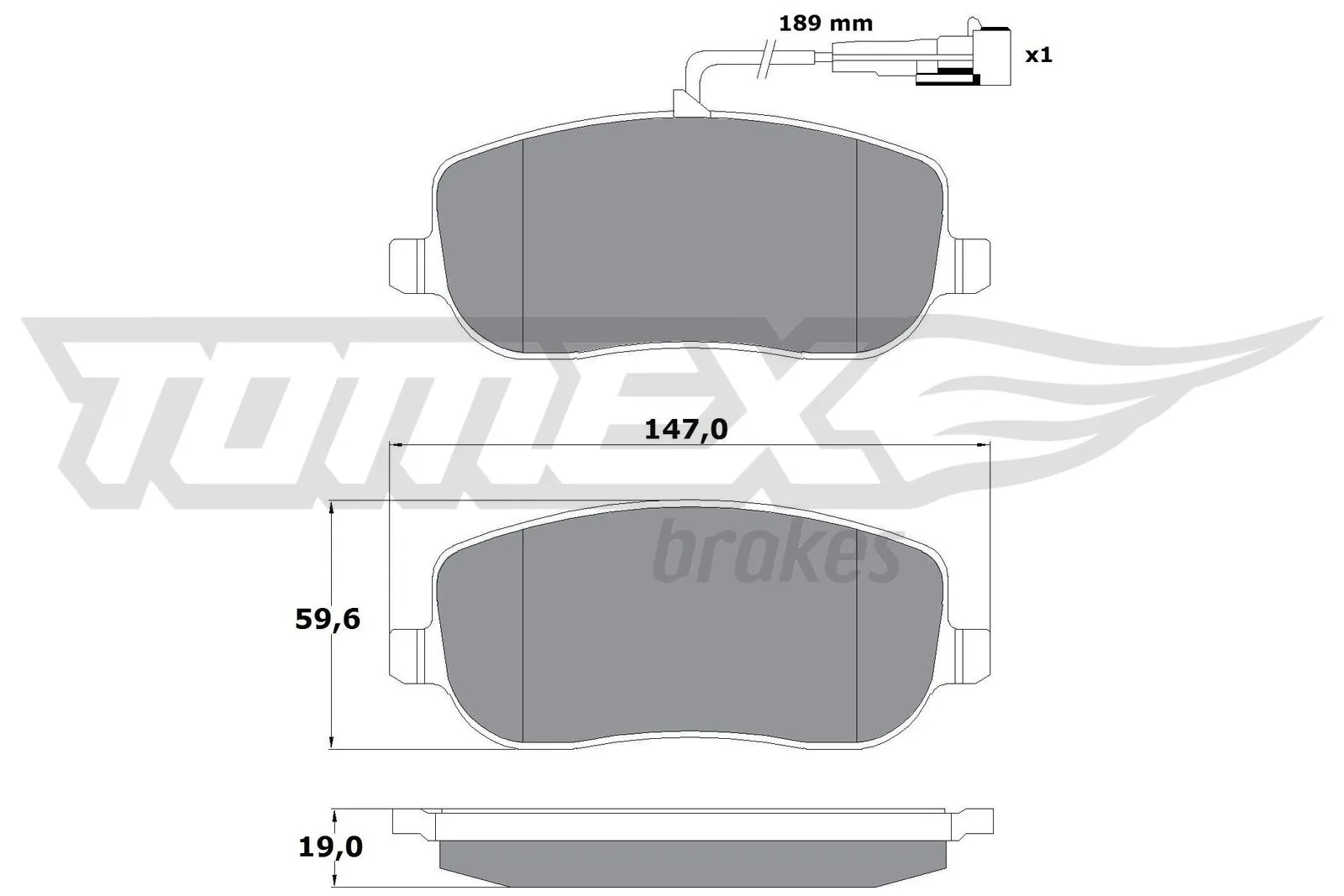 Brake Pad Set, disc brake TX 13-341