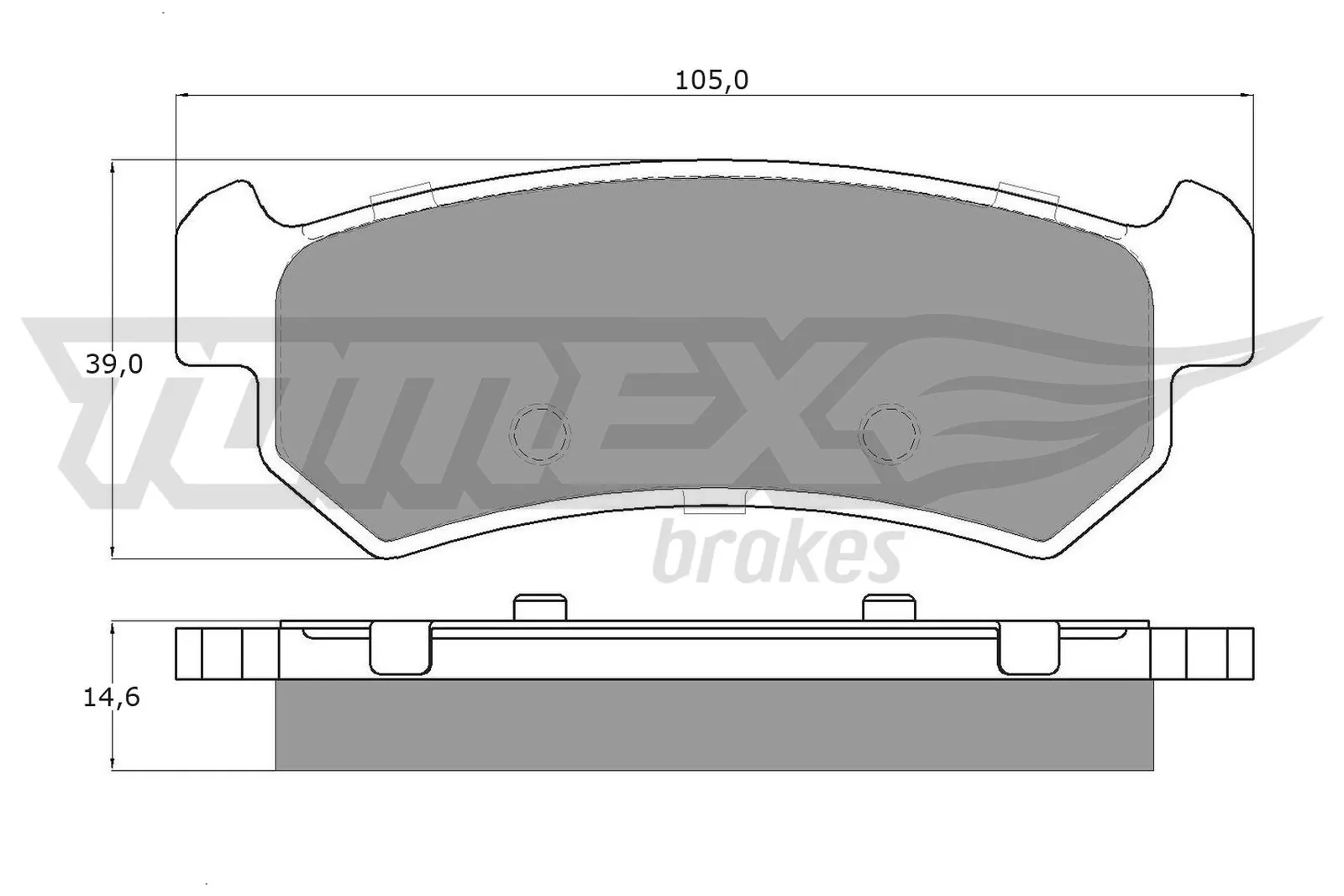 Brake Pad Set, disc brake TX 14-98