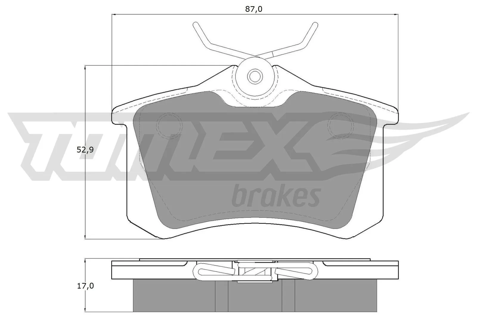 Brake Pad Set, disc brake TX 10-781