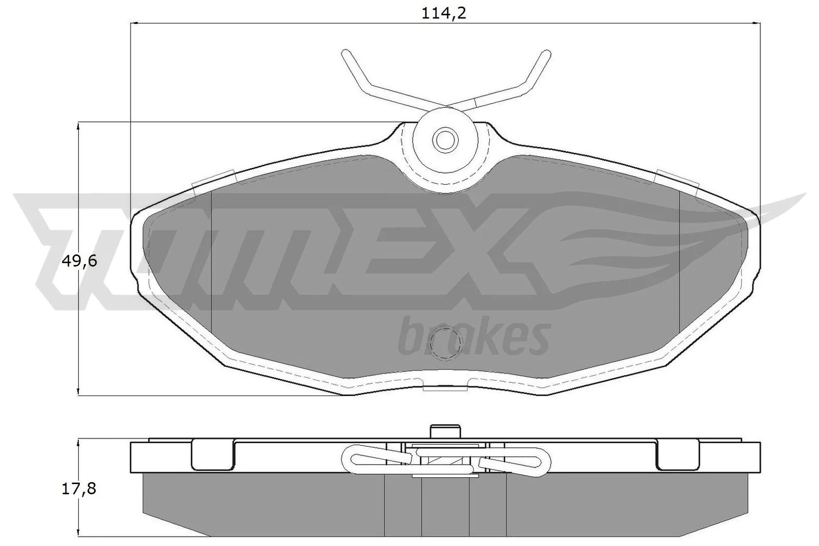 Brake Pad Set, disc brake TX 19-54