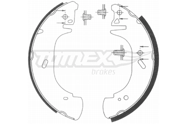 Brake Shoe Set TX 20-89