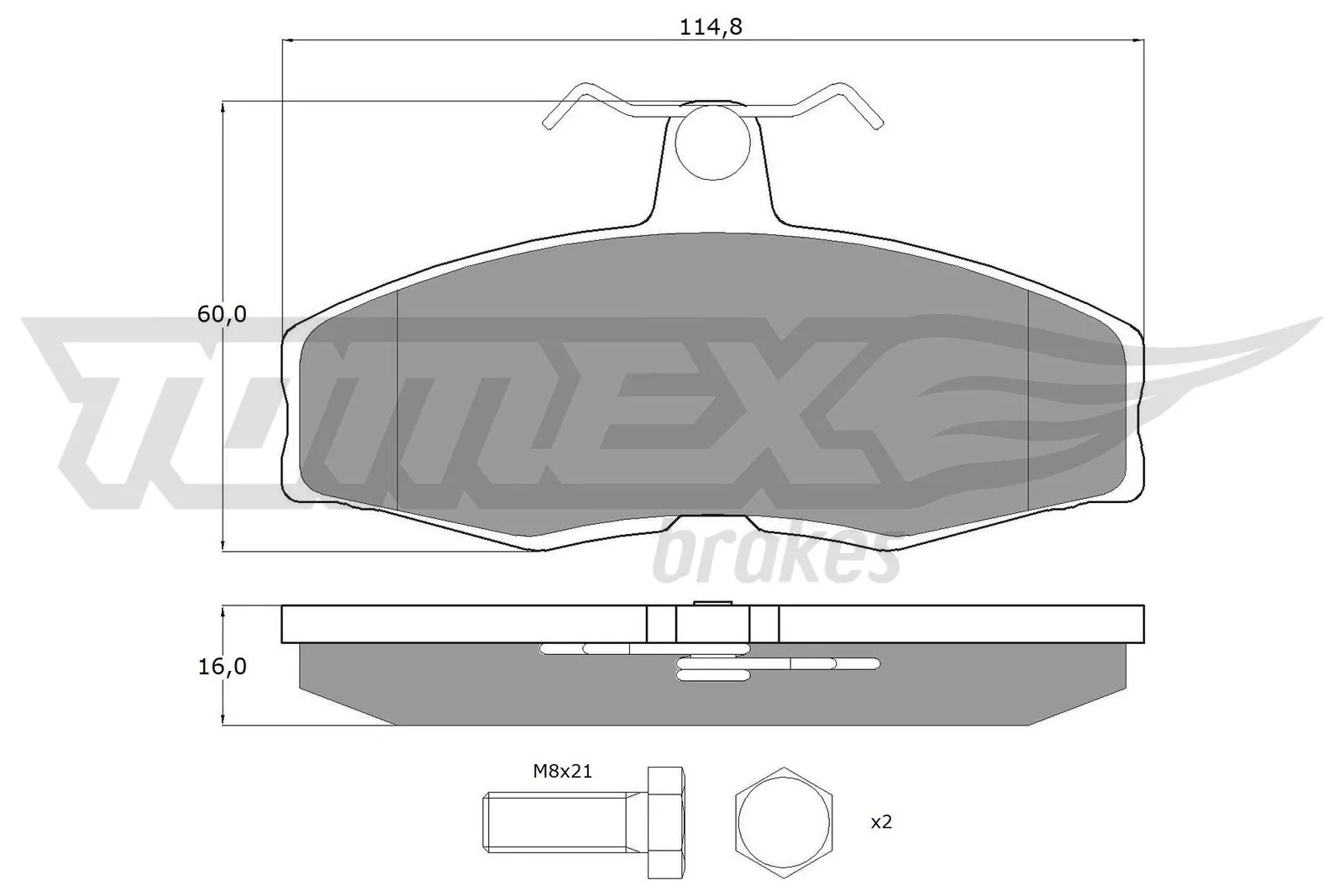 Brake Pad Set, disc brake TX 10-272