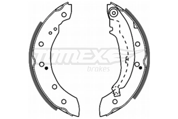 Brake Shoe Set TX 20-72