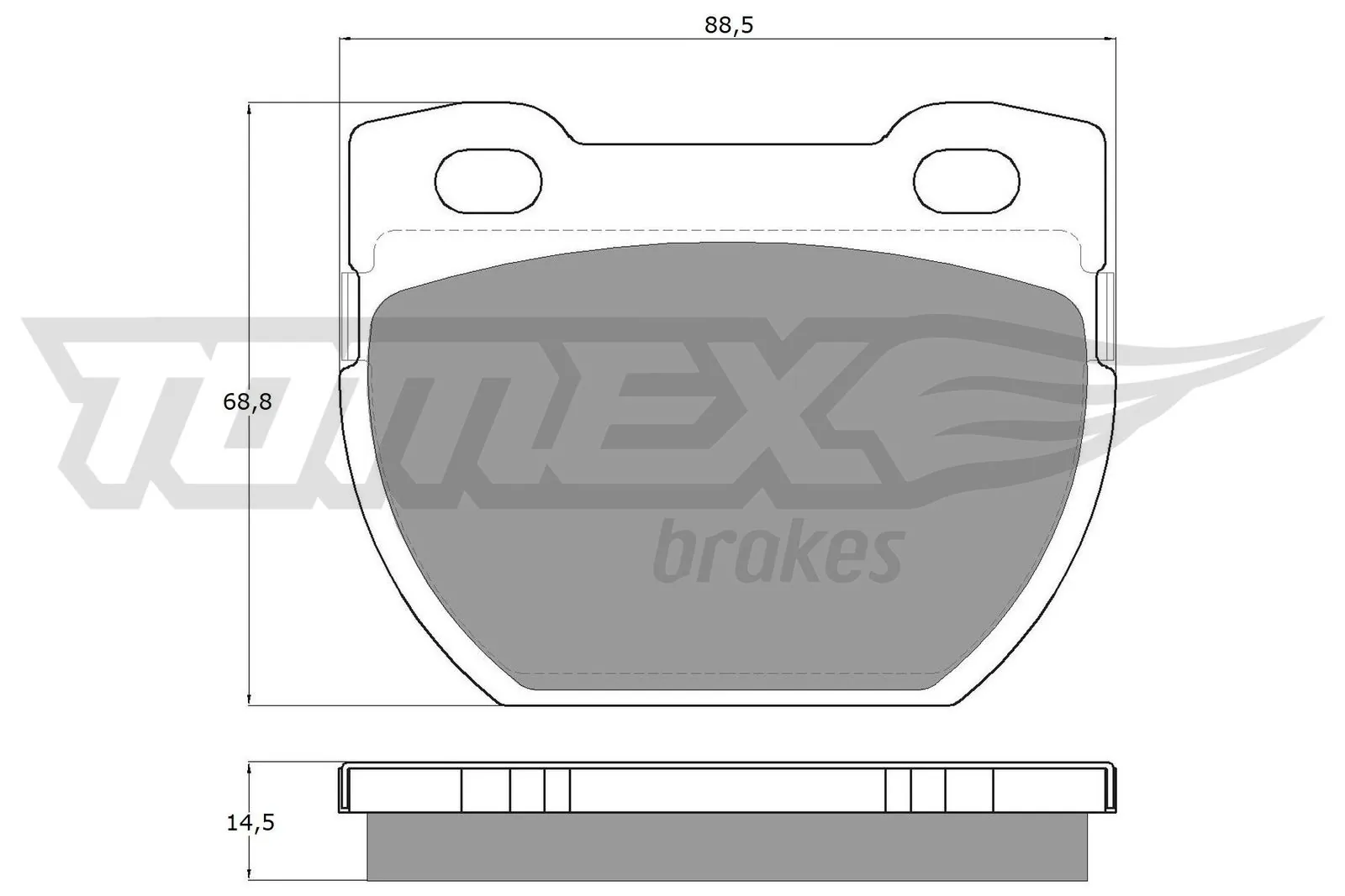 Brake Pad Set, disc brake TX 19-24