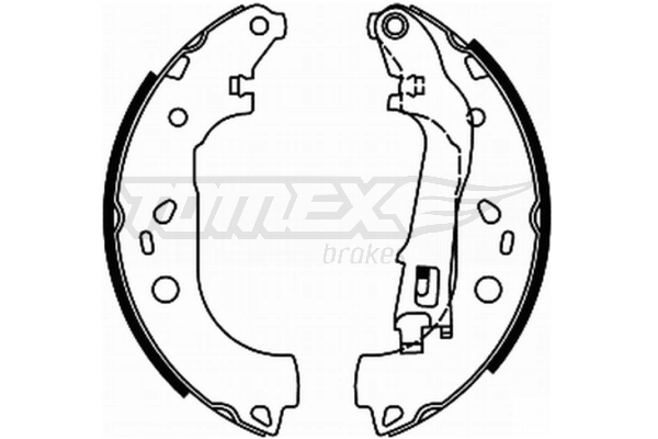 Brake Shoe Set TX 21-98