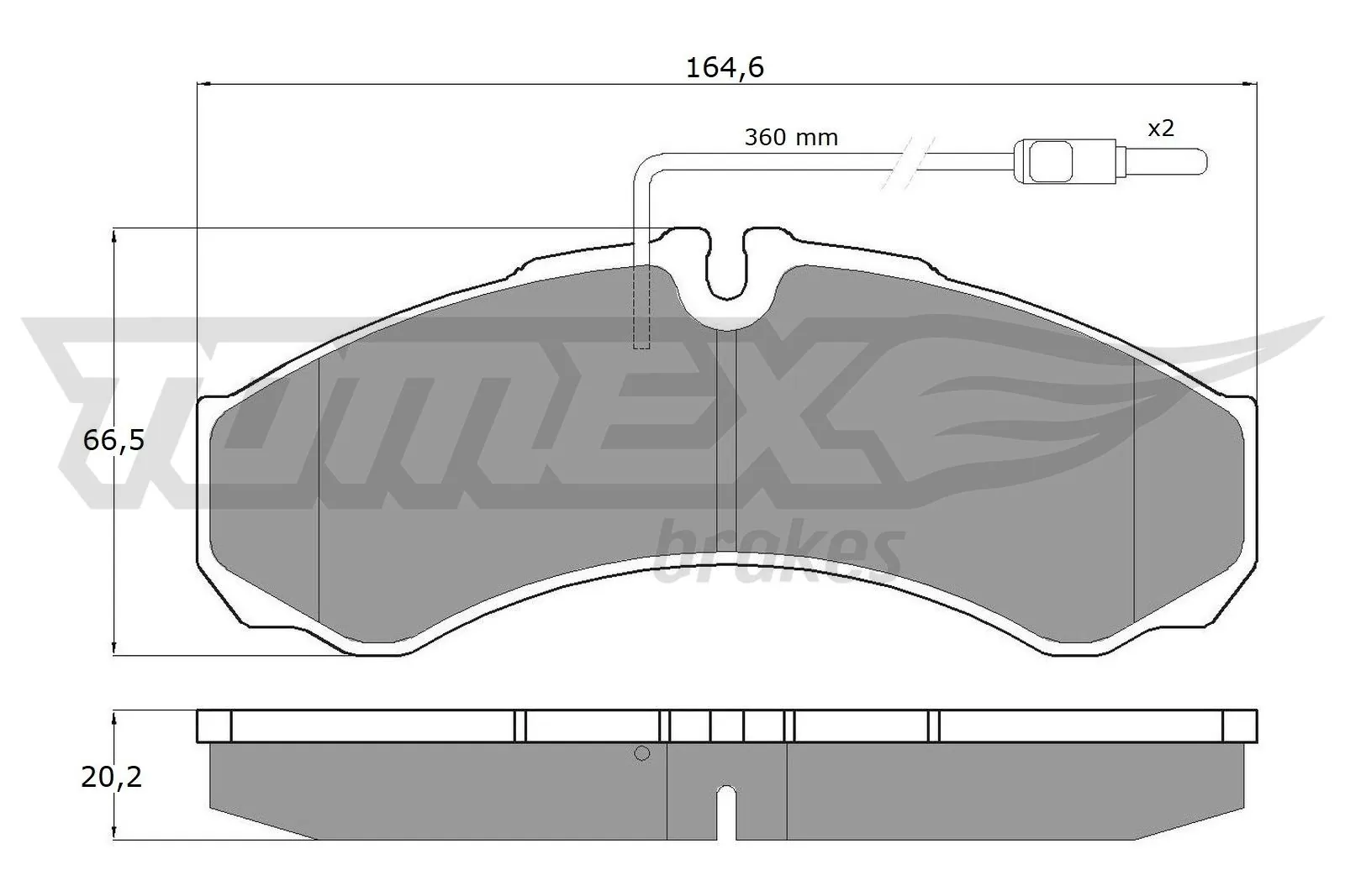 Brake Pad Set, disc brake TX 11-111