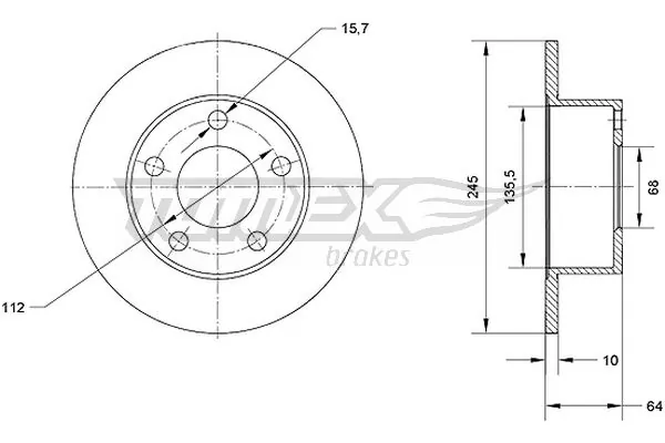 Brake Disc TX 70-02