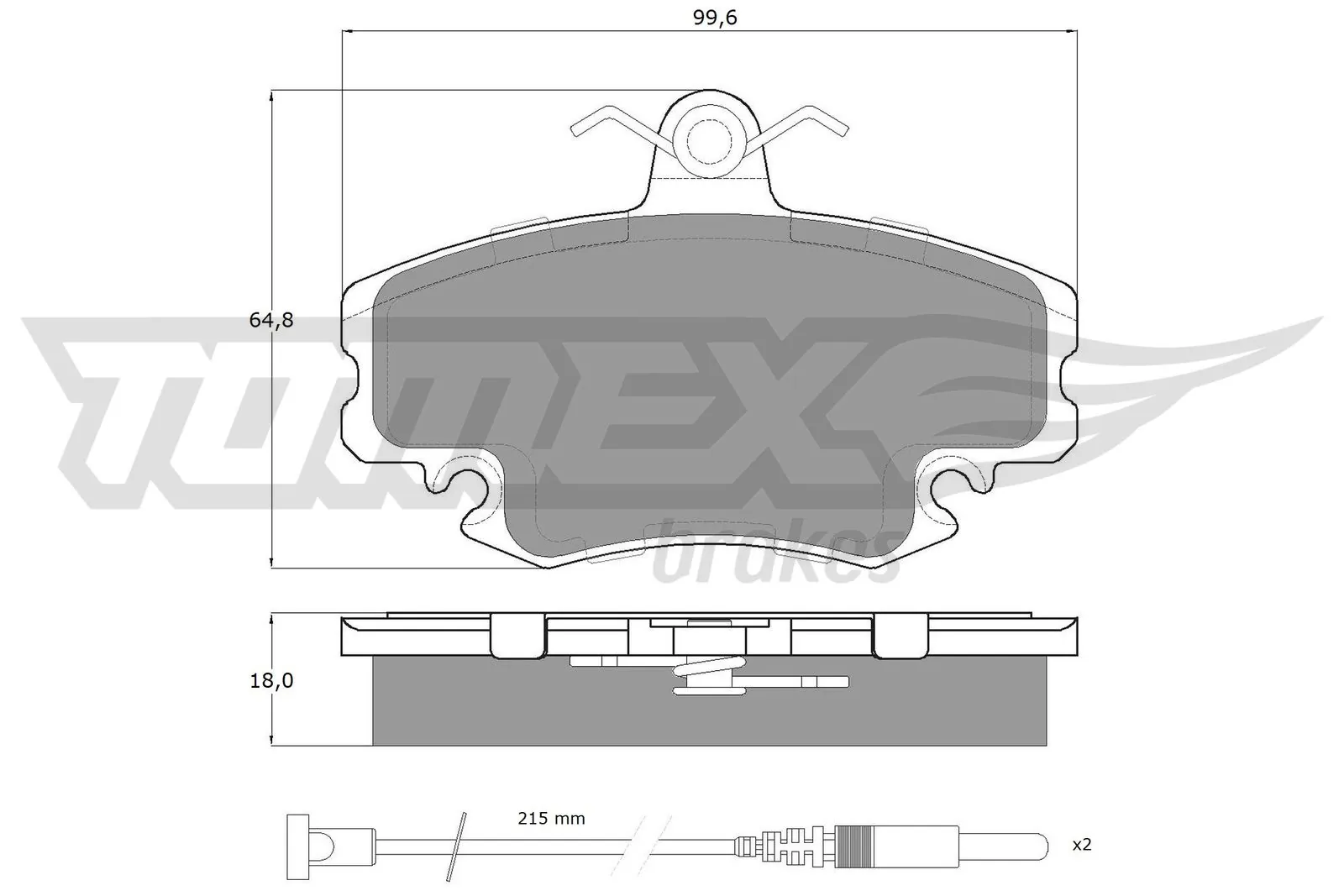 Brake Pad Set, disc brake TX 11-78