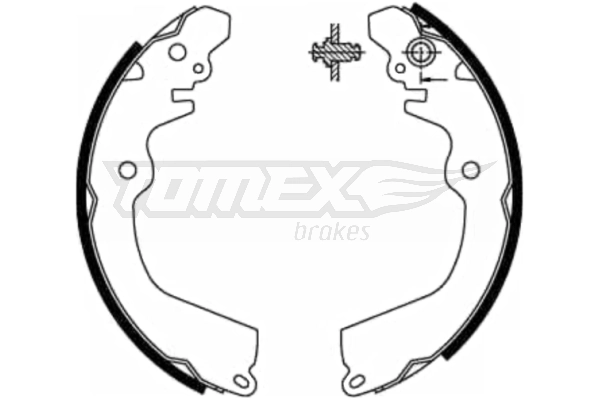 Brake Shoe Set TX 21-81