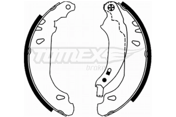 Brake Shoe Set TX 21-65