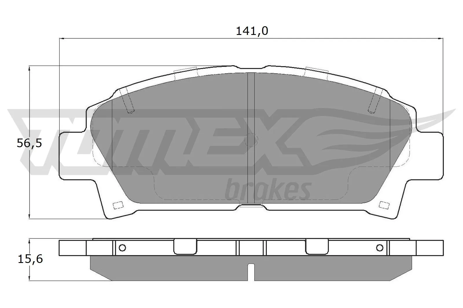 Brake Pad Set, disc brake TX 13-63