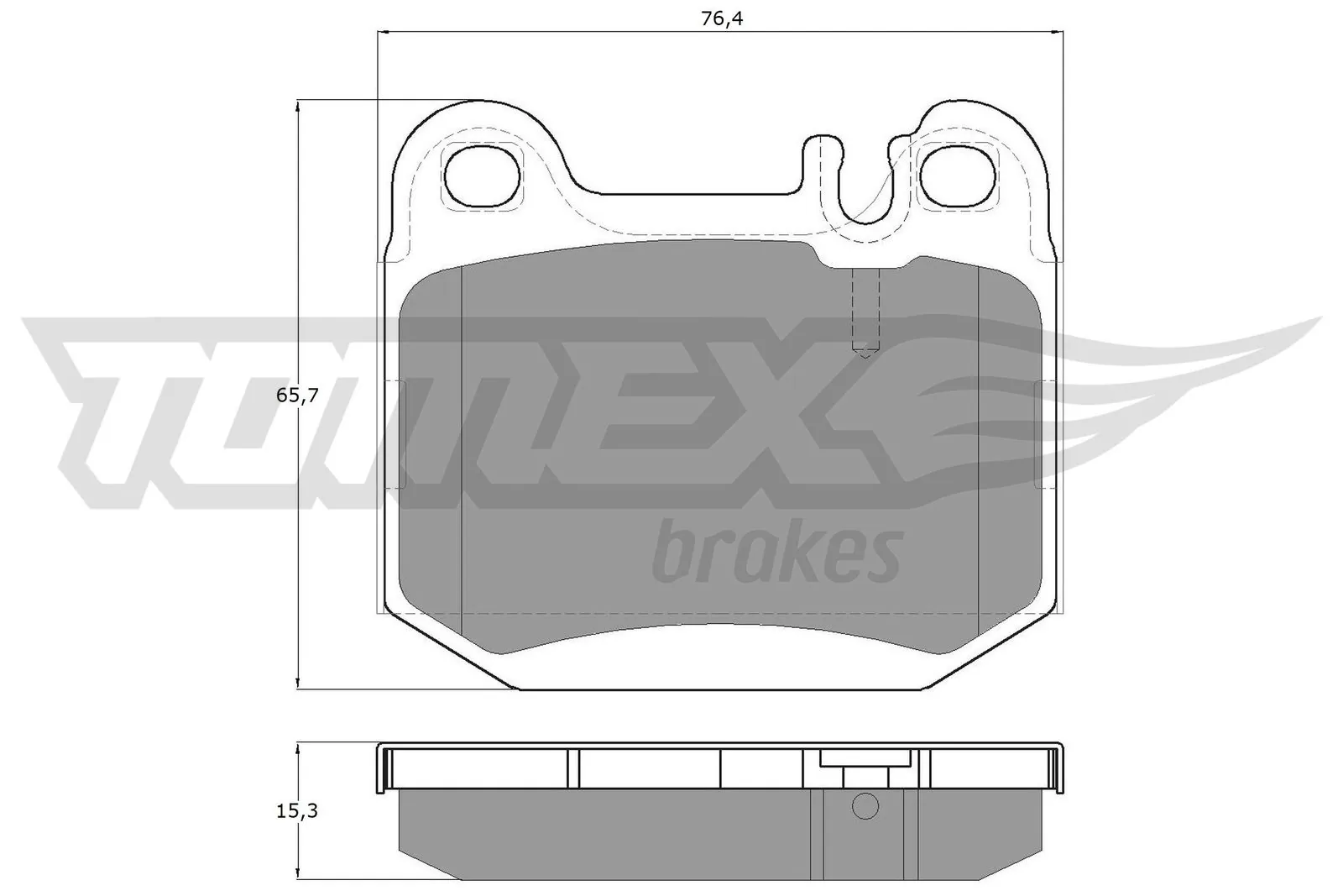 Brake Pad Set, disc brake TX 12-86