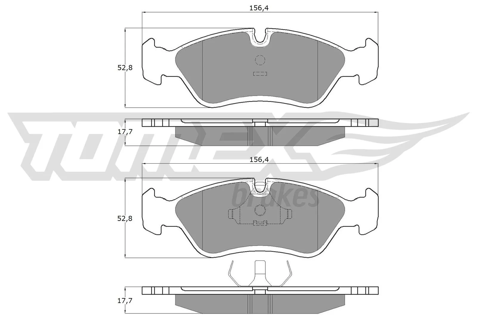 Brake Pad Set, disc brake TX 10-68