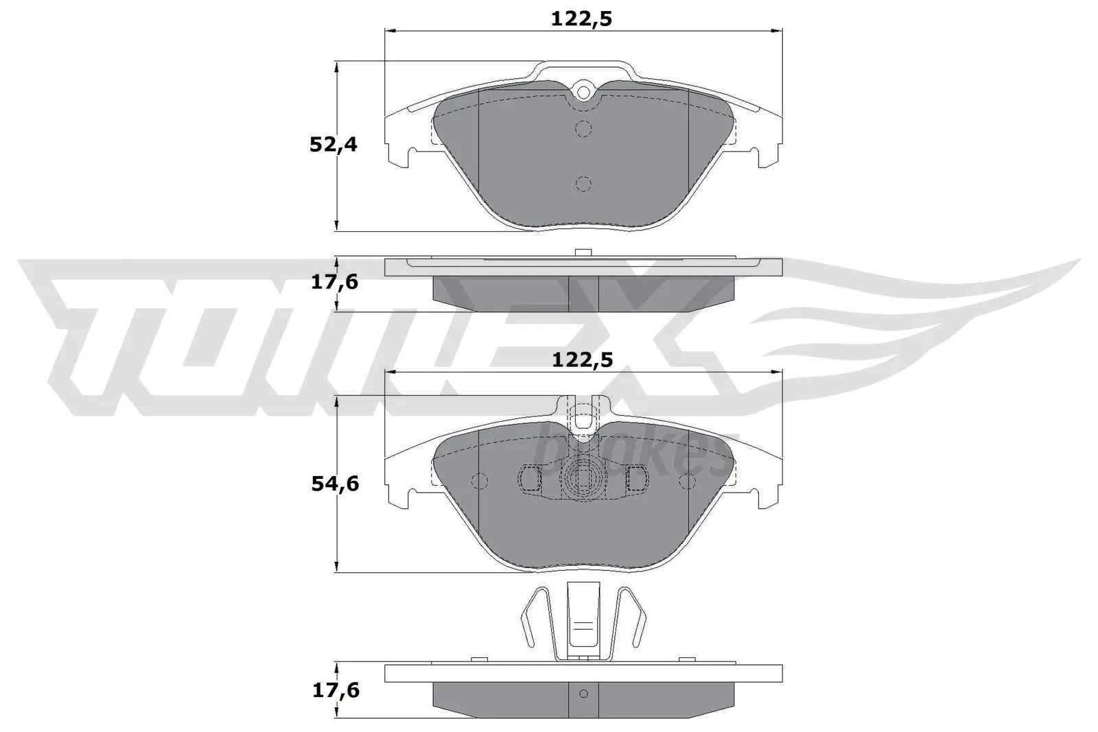 Brake Pad Set, disc brake TX 17-39