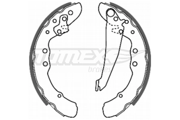Brake Shoe Set TX 20-70