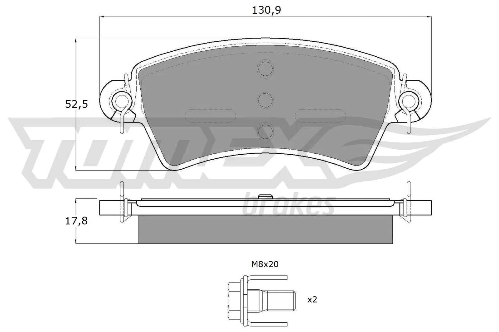Brake Pad Set, disc brake TX 13-41