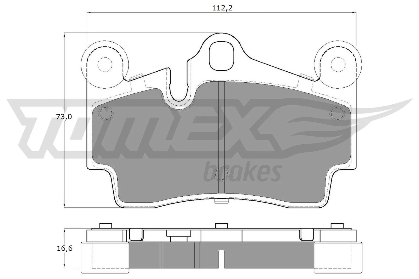 Brake Pad Set, disc brake TX 14-76
