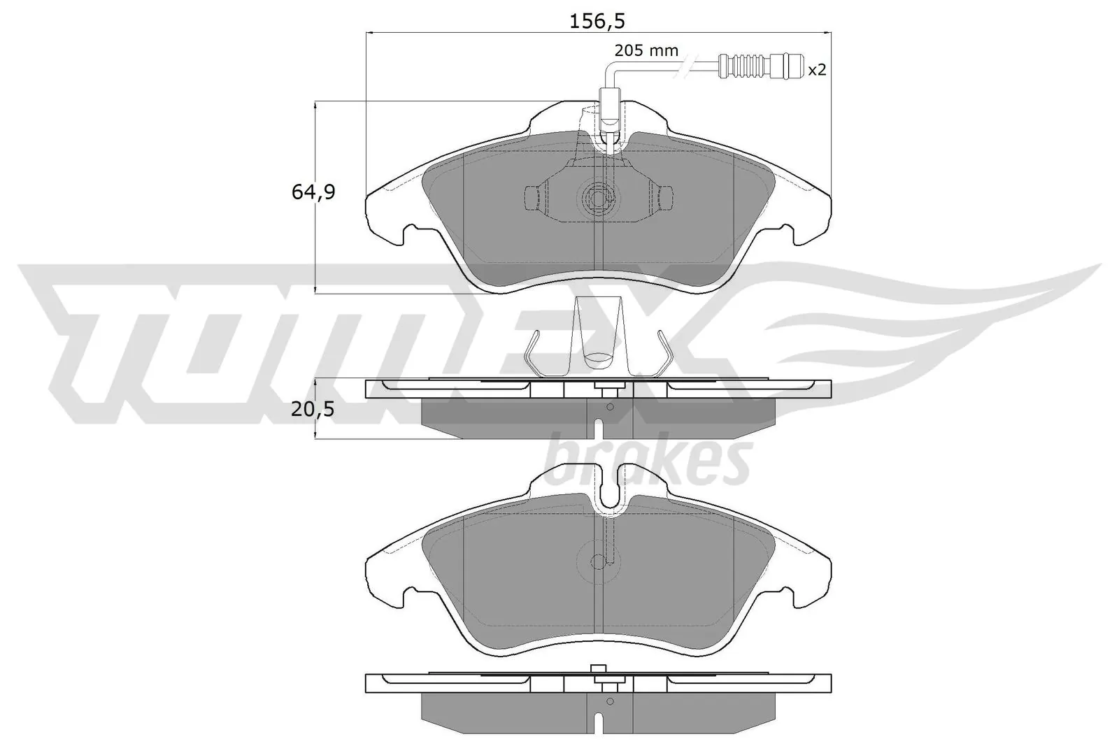 Brake Pad Set, disc brake TX 10-931