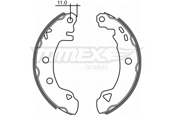 Brake Shoe Set TX 21-02