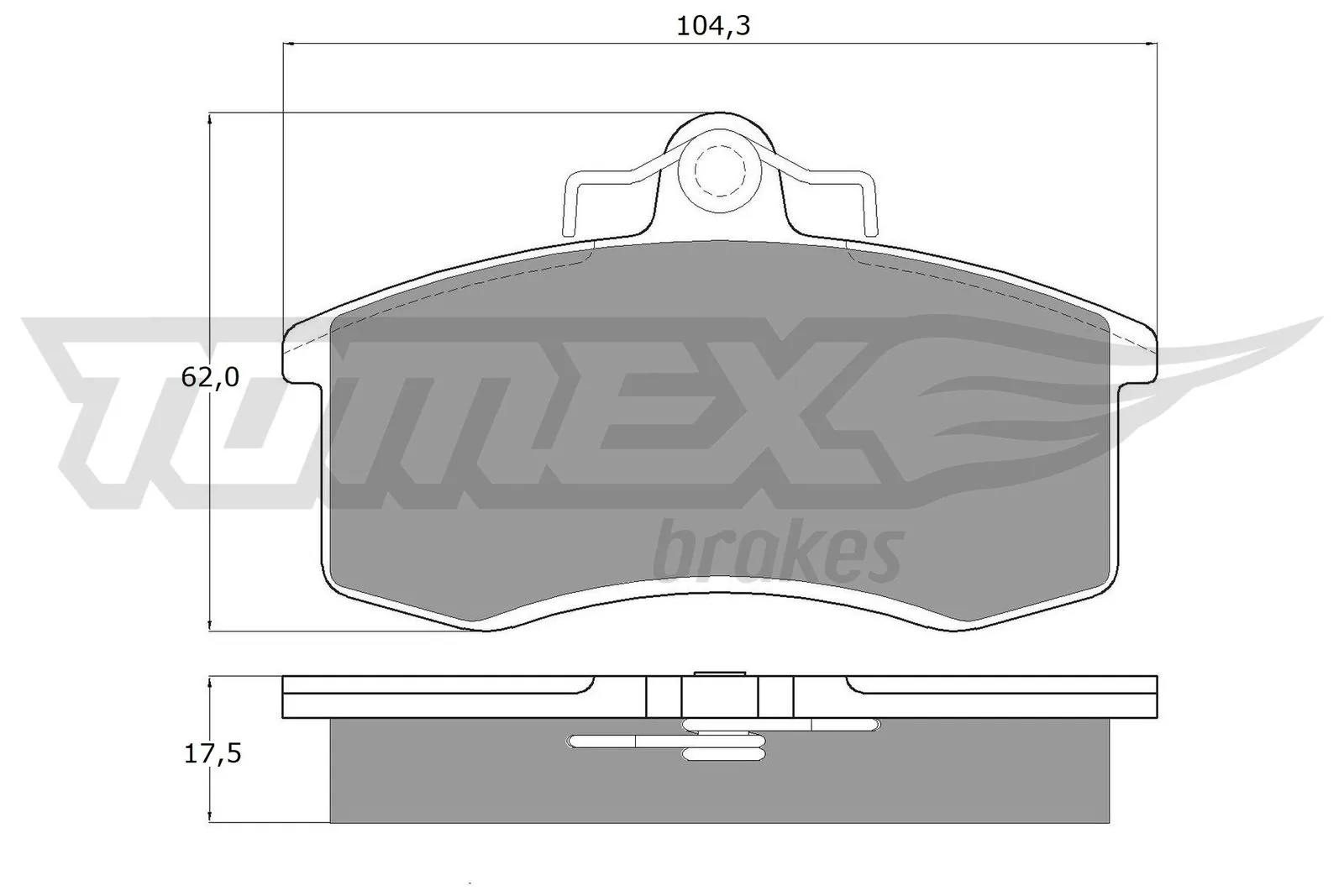 Brake Pad Set, disc brake TX 10-36