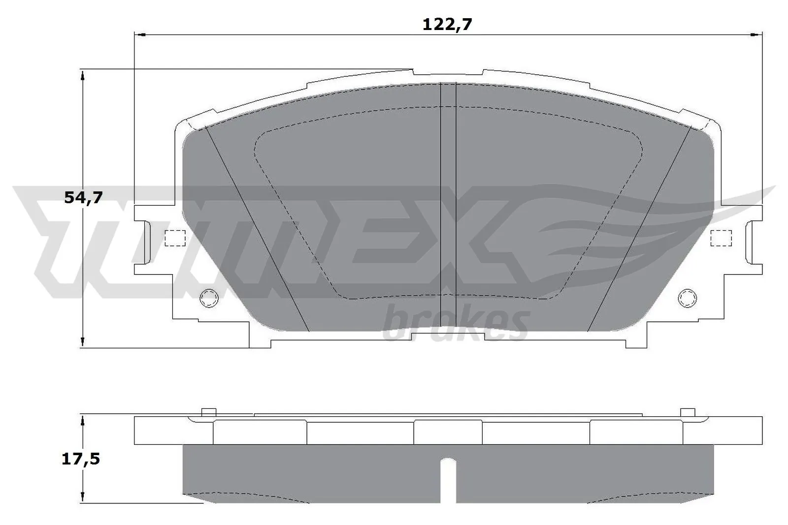 Brake Pad Set, disc brake TX 16-10