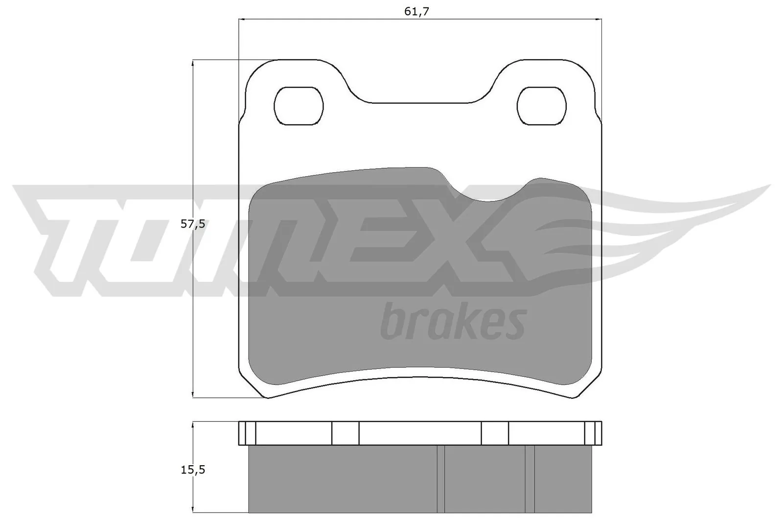 Brake Pad Set, disc brake TX 13-49