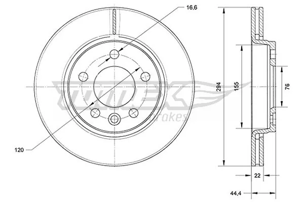 Brake Disc TX 71-07