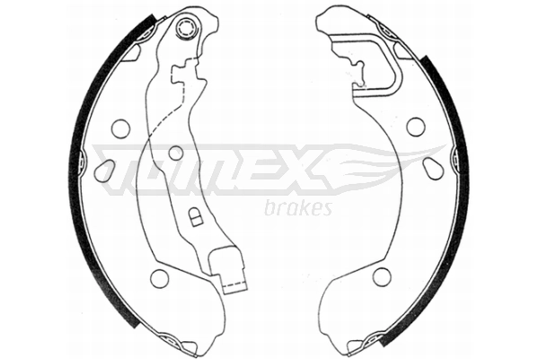 Brake Shoe Set TX 21-48