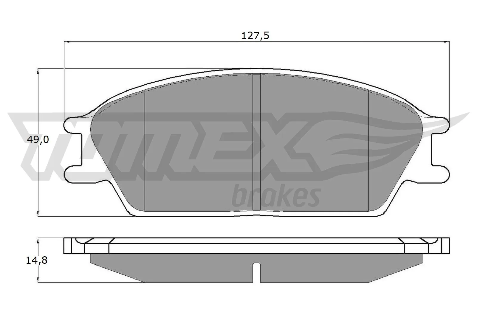 Brake Pad Set, disc brake TX 11-06