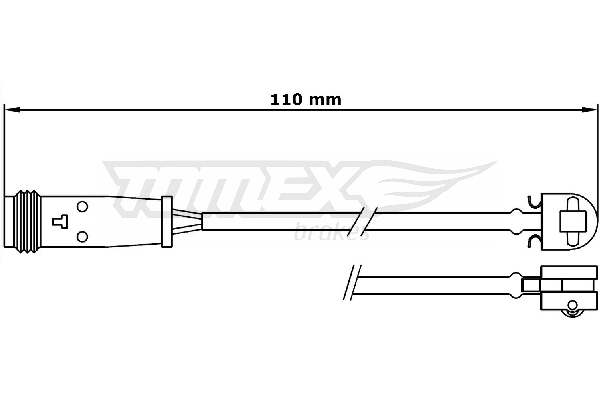Warning Contact, brake pad wear TX 31-17